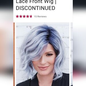 Rene Of Paris Adeline Lace Front Wig In Pastel Blue